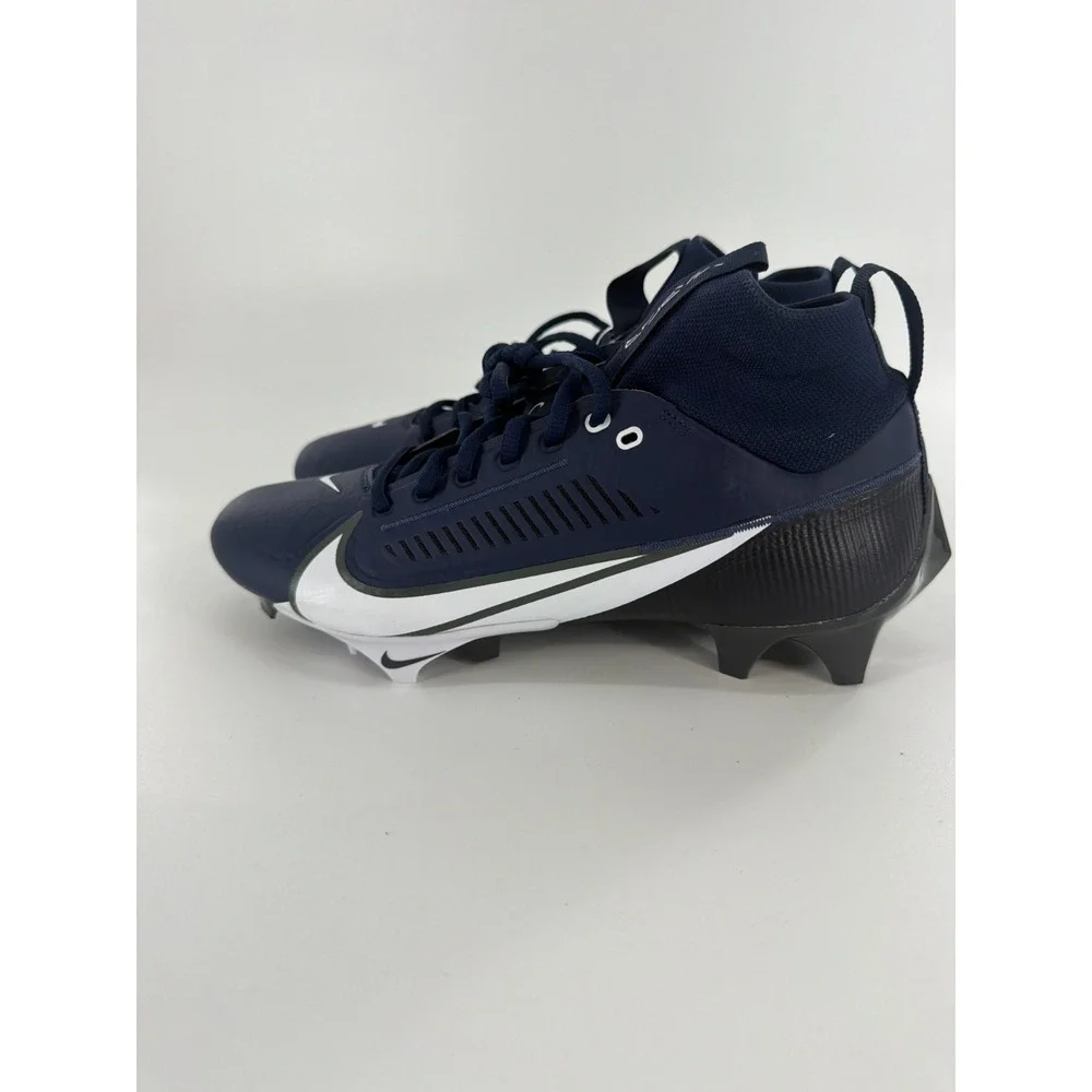 Nike Vapor Edge Pro 360 2 Mens Sz 8 College Navy Blue Football Cleats FN7759-400